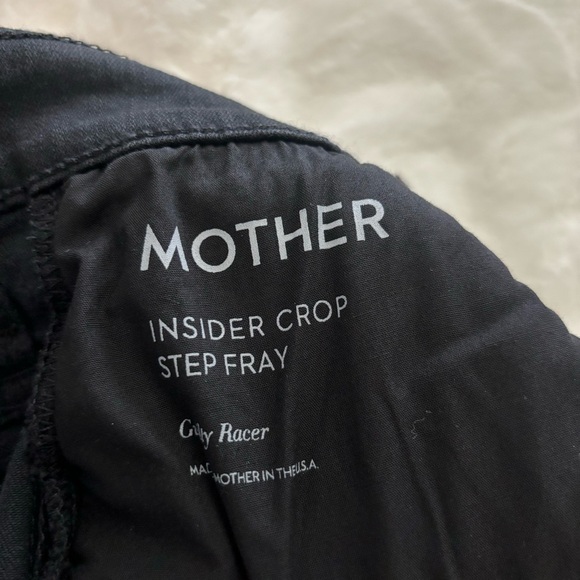 MOTHER Insider Crop Step Fray in Guilty Racer Jeans Size 26 - Picture 10 of 16